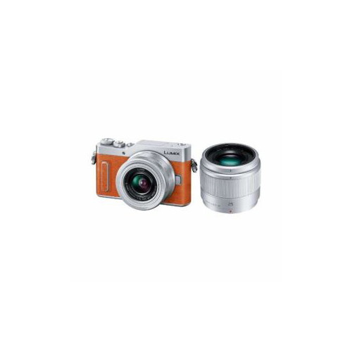 Panasonic デジタル一眼カメラ 「LUMIX DC-GF10」 ダブルレンズキット オレンジ DC-GF10W-D