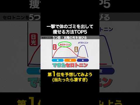 一撃で体のゴミを出して痩せる方法５つ目【ダイエット】